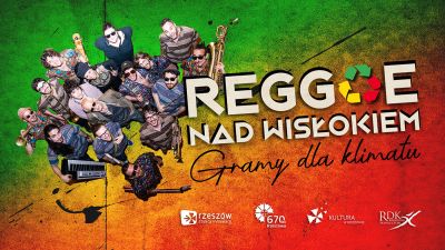 Grafika pormująca festiwal Reggae nad Wisłokiem - Gramy dla klimatu 2024